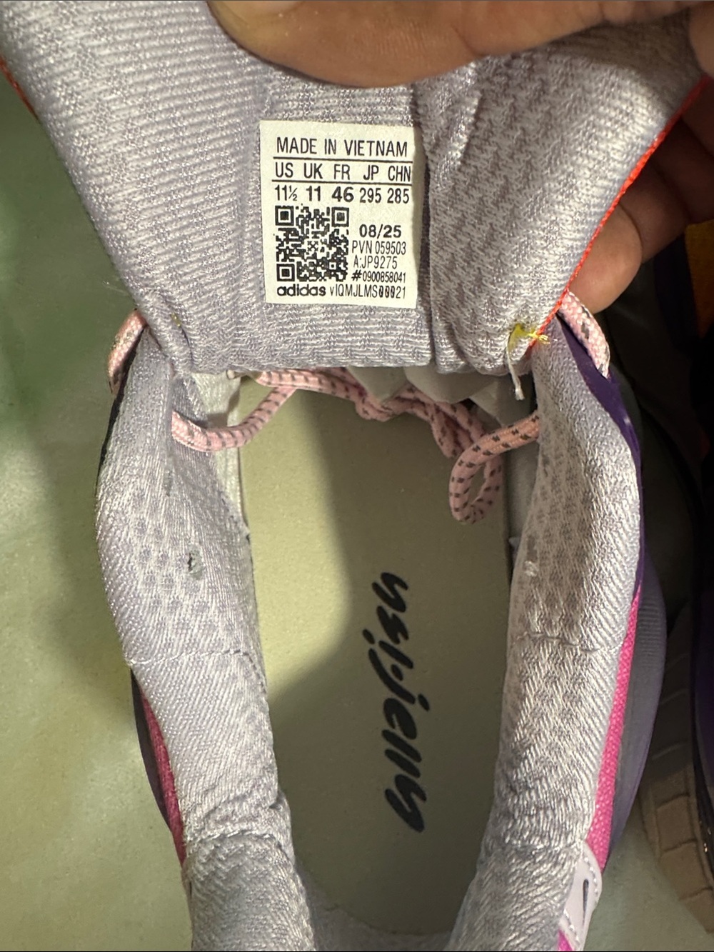 Pharrell x adidas Adistar Jellyfish sneakers-vibrant purple/yellow/pink🔥New! - Picture 10 of 13